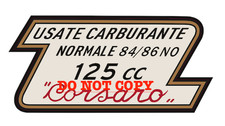 Tank Aufkleber Moto Morini Corsaro 125 - Usate Carburante