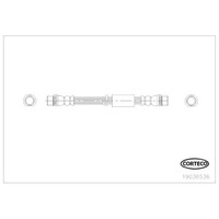 Corteco Bremsschlauch Hinten Passend FüR Fiat Scudo 2.0 D Multijet 1.6