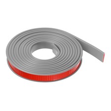 18mmx3000mm Flexible TPE Self Adhesive U-Shape Veneer Edging Edge Banding Gray
