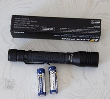 LUXPRO LP290V3 LED Flashlight - Bright 300 Lumens Black