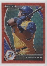 2021 Panini Prizm Draft Picks Red Wave Prizm Ruben Ibarra #PDP119 fm0