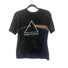 Pink Floyd Graphic T Shirt Kids XL 14/16 Black Gray Dark Side Of The Moon Casual