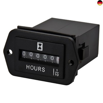 Jayron JR-HM002 AC 110-250V Mechanischer Betriebsstundenzähler für Geräte mit We