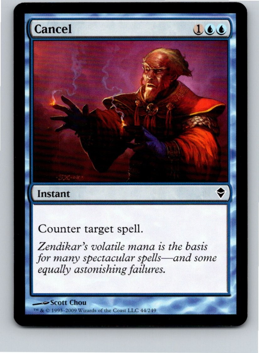 Magic the Gathering Cancel Zendikar MTG Free Shipping!