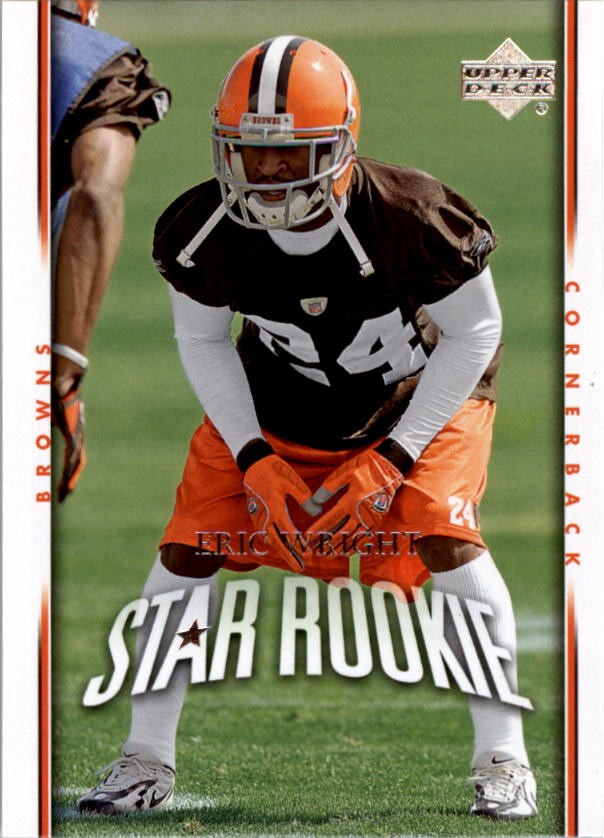 2007 Upper Deck #222 Eric Wright RC - FB