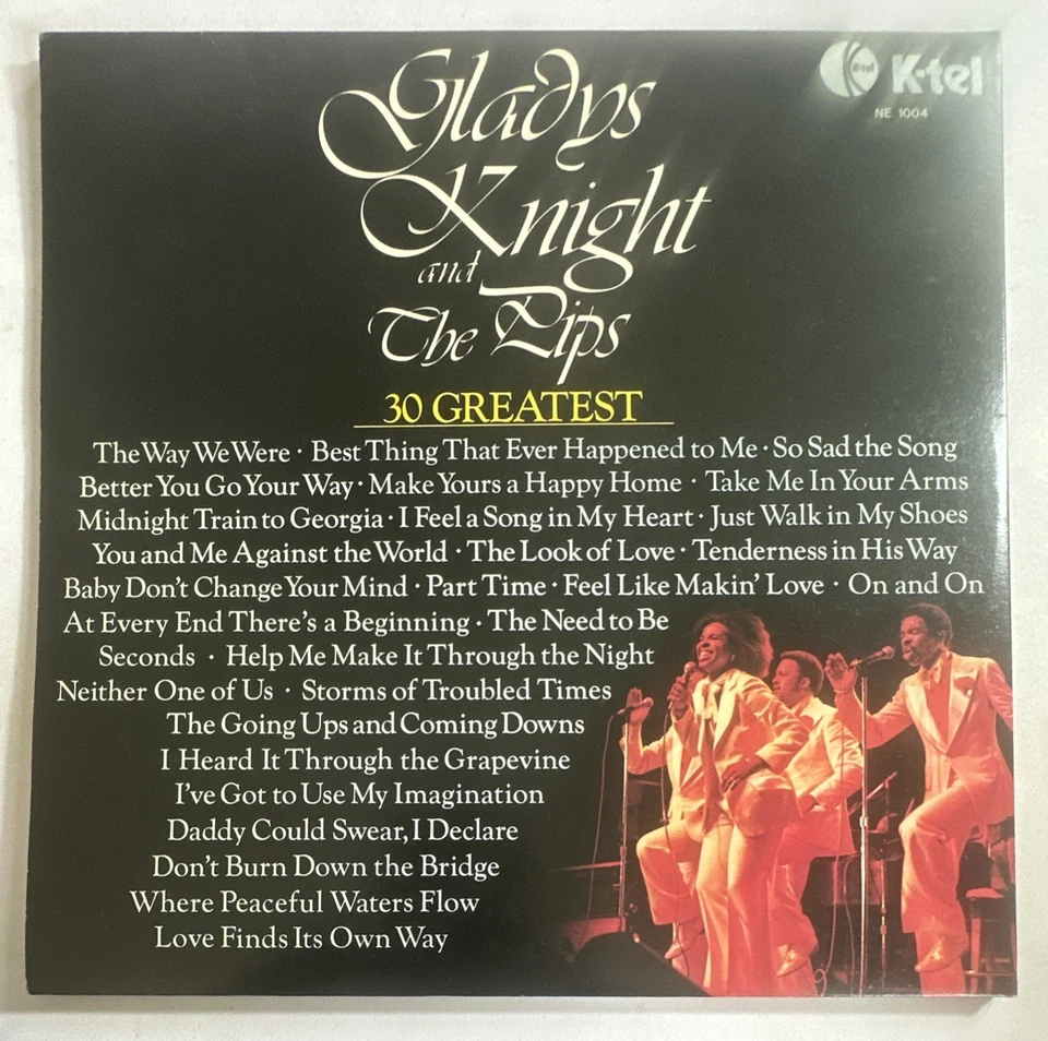 Gladys Knight and The Pips - 30 Greatest - Double Vinyl Record LP EX / EX  Con - Image 3 of 4