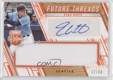 2019 Panini Elite Extra Edition Orange 37/99 Evan White #FTS-EW Auto rf2
