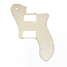 Musiclily Pro 15 Holes Wide HH Pickguard For Mexico Fender 72 Tele Deluxe Guitar