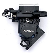 TRP HD-C711 HY/RD Flat Amount Hydraulic Disc Brake Caliper Blk/Sil, Rear 160mm