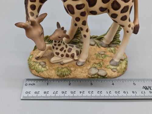 Vintage Home Interiors Motherly Instinct Giraffe & Baby Porzellan Figur #14064 - Bild 2 von 9