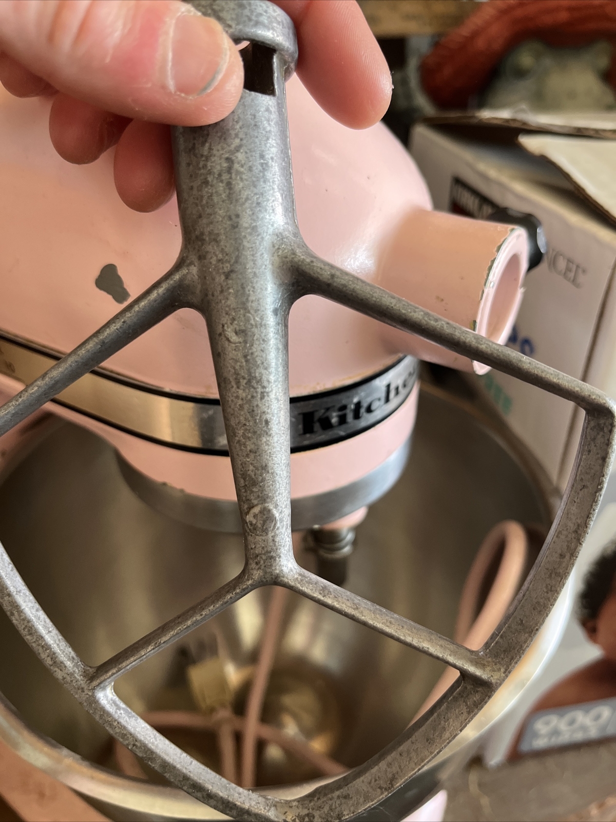 KitchenAid KSM150PSPK Artisan Series 5Qt. Stand Mixer Pink Matte Dried