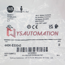 Branded NEW For Allen Bradley 440K-E33045 Saf...