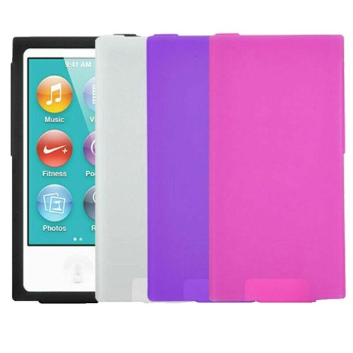 iPod Touch 5a 6a 7a generazione - CUSTODIA RIGIDA IN GOMMA TPU NERA