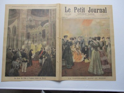 Die kleine Zeitung 1894 167 Impfung in der Welt + Russisches Neujahr in Paris