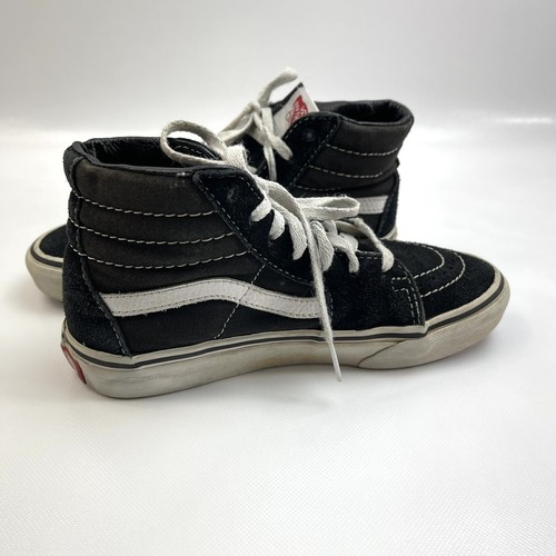 Vans Jungen Skateboard High Top Turnschuhe Schwarz Schuhe Jugend Größe 2,5 Freizeit Klassisch - Bild 11 von 16