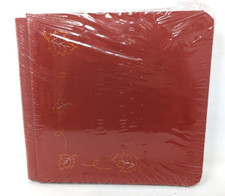 New VTG Creative Memories 7x7 Orange Spice Fall Autumn Leaf Album Scrapbook DW22