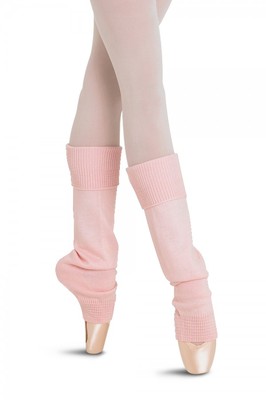 Supersoft Bloch Lt Pink Eliane Ankle Legwarmers Ribbed Cuff Ladies Sz  W0962
