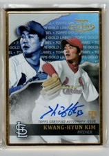 2020 Topps Gold Label Framed Autographs #GLAKK Kwang-Hyun Kim (ref 168361)