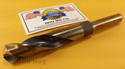 Drill Hog USA 61/64'' Drill Bit M7 Silver & Deming Drill Bit Lifetime Warranty