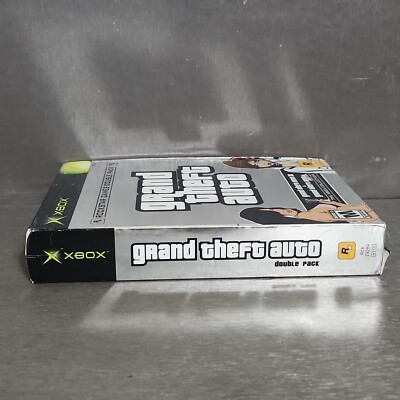 Grand Theft Auto Rockstar Games Double Pack 3 Et Vice City Gta Microsoft Xbox