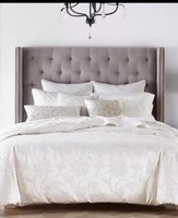 Hotel Collection Classic Jacobean King Duvet Cover and 3 Standard Shams. New !