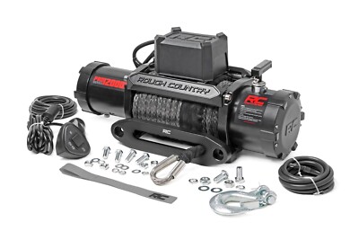 Rough Country 12000LB Pro Series Electric Winch w/Synthetic Rope PRO12000S