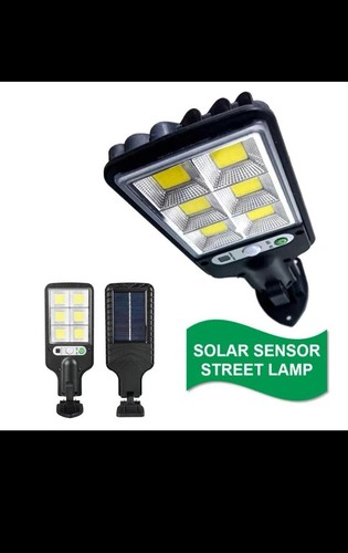 Solar Power LED PIR Motion Sensor Wall Light Security Outdoor Garden Flood Lamp - Picture 8 of 8