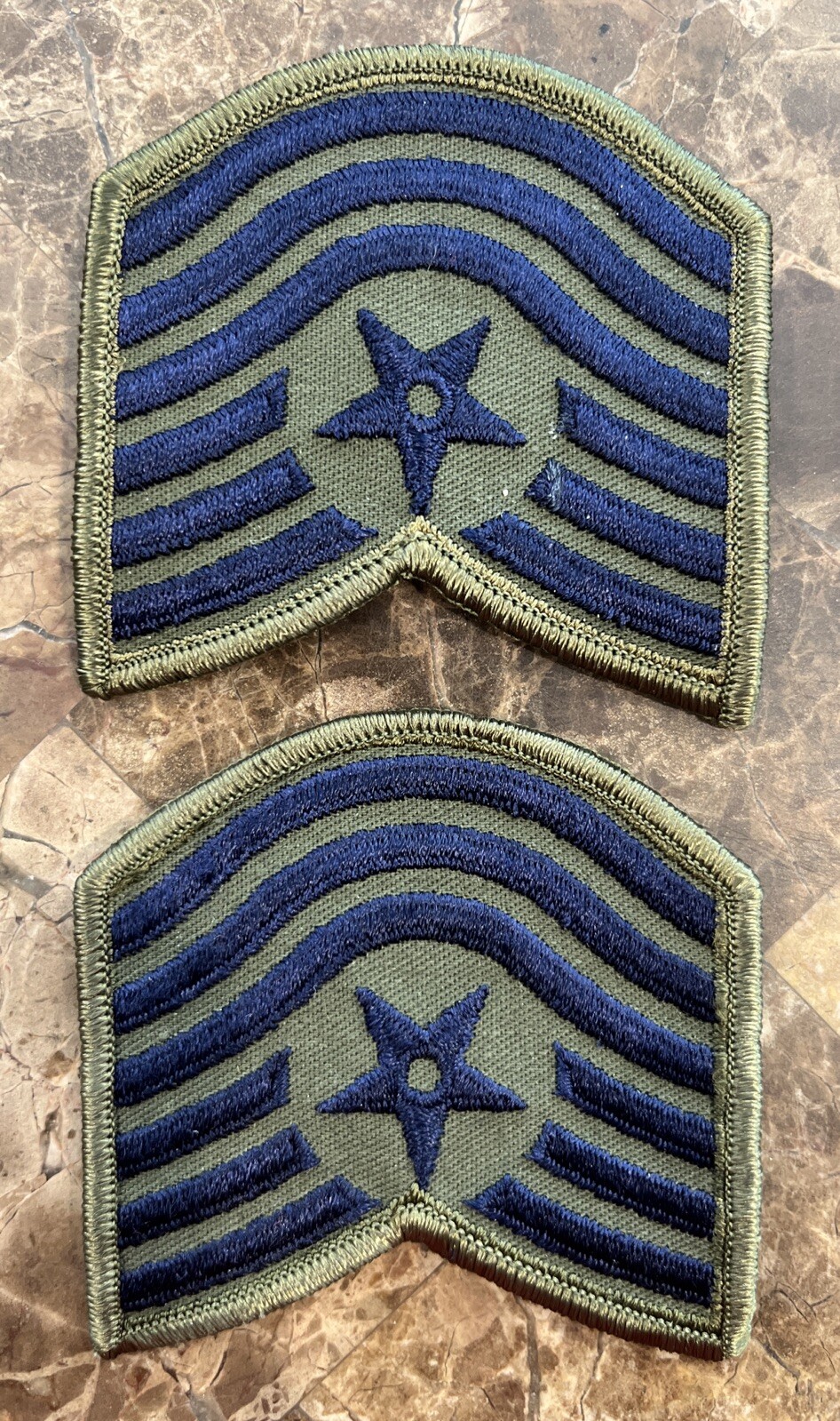 Technical Sergeant Rangk (2) US Military Air Force USAF Tech Technical Sergeant Rank Patches E6 ...