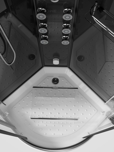 Steam Shower Cabin 900x900mm Modern Spa Room Cubicle Enclosure Bathroom Pod - Picture 6 of 13