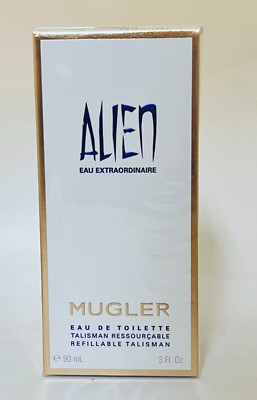 Alien Eau Extraordinaire By  Mugler Eau de Toilette Spray 3 oz-(NIB)