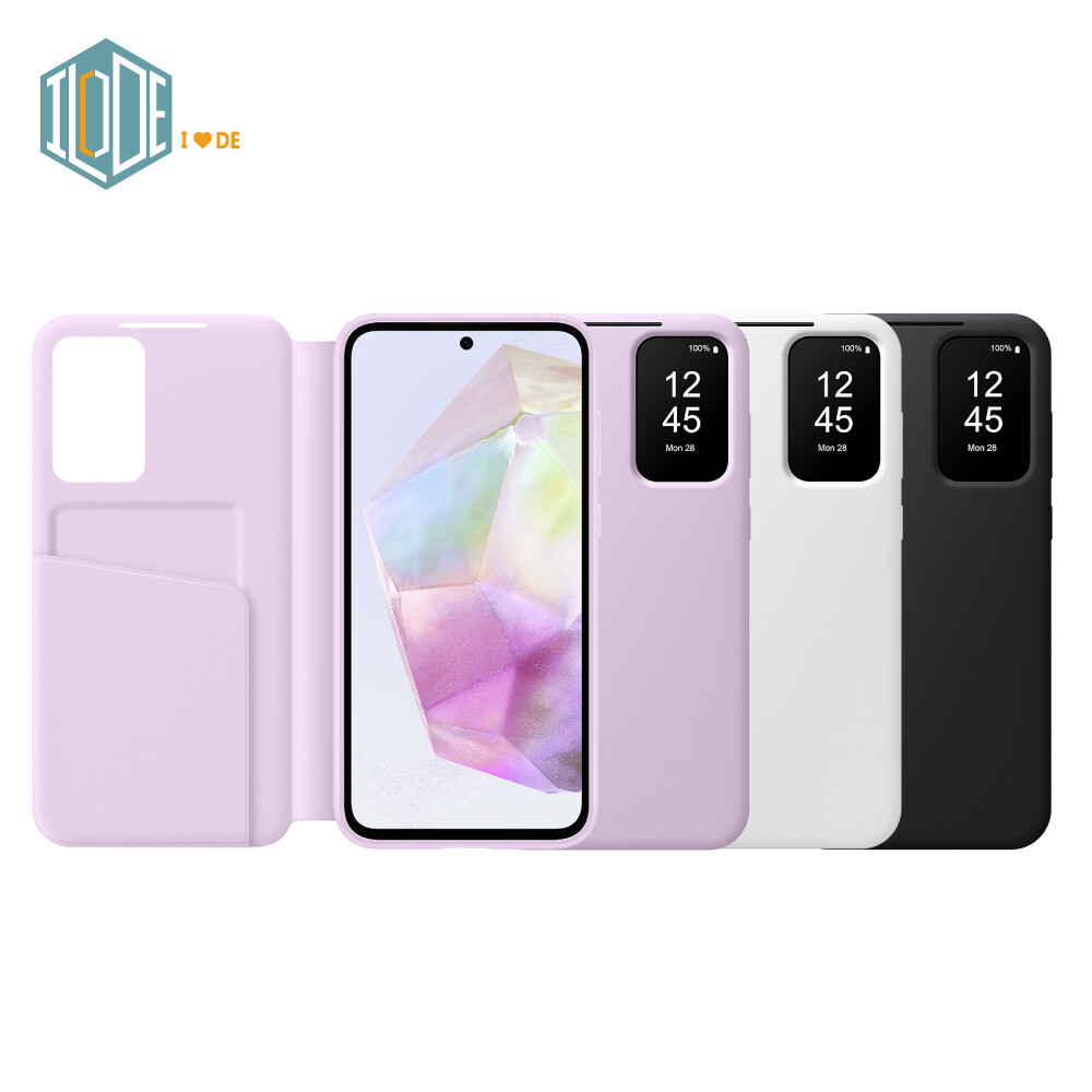 Original Samsung Official Galaxy A35 5G Smart View Wallet Case (EF