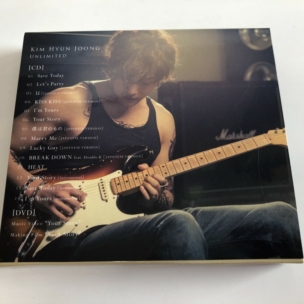 Kim Hyun Joong Ss501-unlimited-japan CD DVD Type a I75 for sale