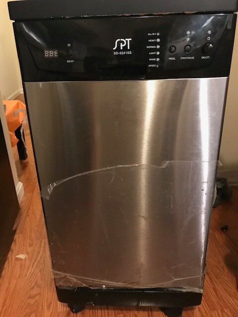 Spt Sd 9241 Ss Energy Star 18 Portable Dishwasher Stainless