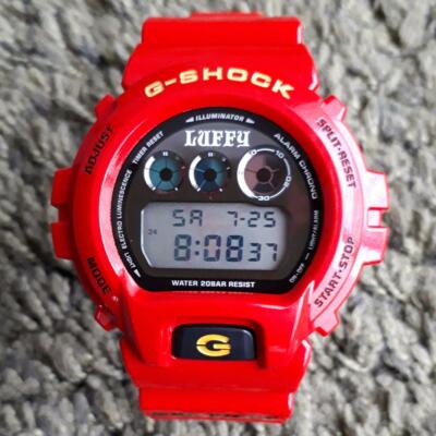 G-SHOCK x ONE PIECE DW-6900FS Red Limited Used Excellent From