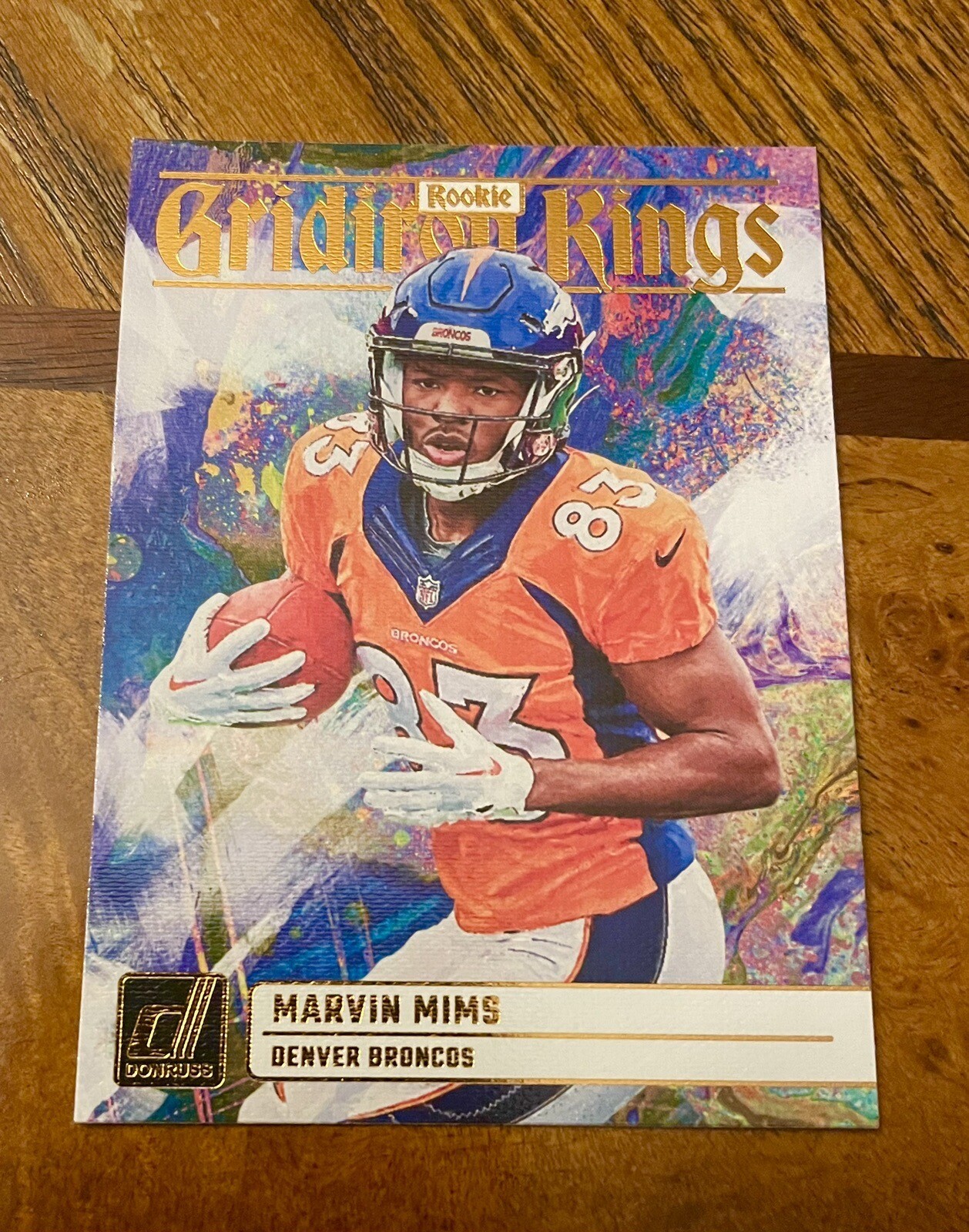 Marvin Mims 2023 Donruss Rookie Gridiron Kings #RGK17 - Denver Broncos