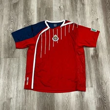 Rhinox Group RX Red Futbol Soccer Shirt Jersey Guadalajara Chivas Men's X-Large 