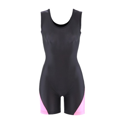 Matman Wrestling Singlet Womens Girls Delta Black Pink Weightlifting Made in USA