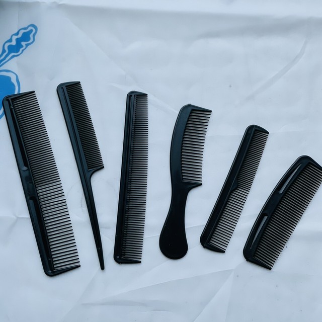 6Pcs/ Set Beauty Hair Combs Styling Hairdressing Plastic Barbers Brush Plastic 6Pcs/ Set Beauty Hair Combs Styling Hairdressing Plastic Barbers Brush Plastic