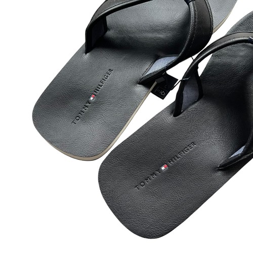 Sandalias chanclas negras cómodas ligeras para hombre Tommy Hilfiger nuevas con etiquetas todas las tallas - Imagen 3 de 6