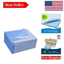 Avalon Papers Medical Equipment Drape Sheets - 50 Pack, 40" x 72"