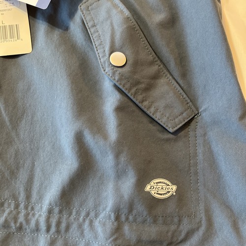 Dickies Women's Performance Hooded Rain Jacket Blue Size Large Hydroshield - Picture 4 of 7