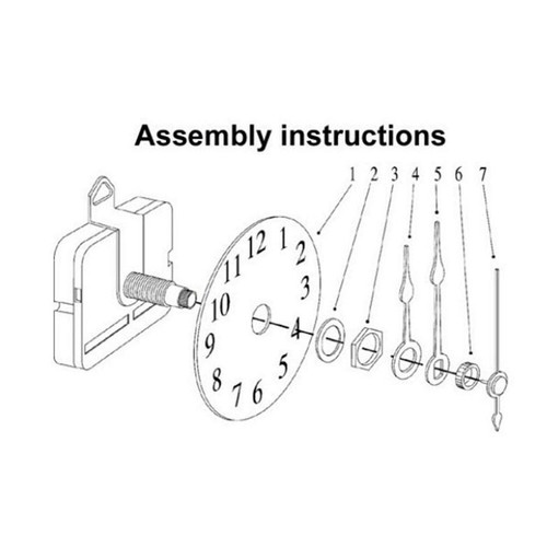 Mecanismo de movimiento de reloj de cuarzo módulo de reparación hazlo tú mismo kit de mano herramienta alimentada por batería - Imagen 10 de 10
