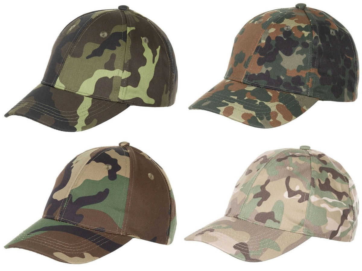 Kids Army Style Baseball Cap Combat Tactical Snap Back Adjustable