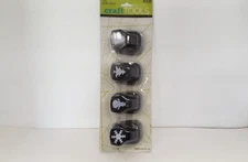 THE PAPER STUDIO 178459 CRAFT TOOL 4-PIECE "CHRISTMAS" PUNCH SET, NIB