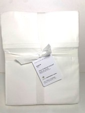 Pottery Barn 700 Thread Count White Queen Sheet Set NWT