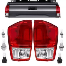 For Toyota Tacoma Trd 2016-2023 Pair Tail Lights Brake Lamp Turn Signal Wbulb For Toyota Tacoma Trd 2016-2023 Pair Tail Lights Brake Lamp Turn Signal Wbulb
