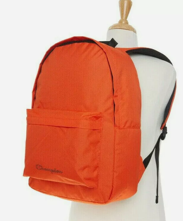 CHAMPION Sac à Dos Legacy Grand Orange Ordinateur Portable Travail Voyage GYM Sac d'école Sac à Dos