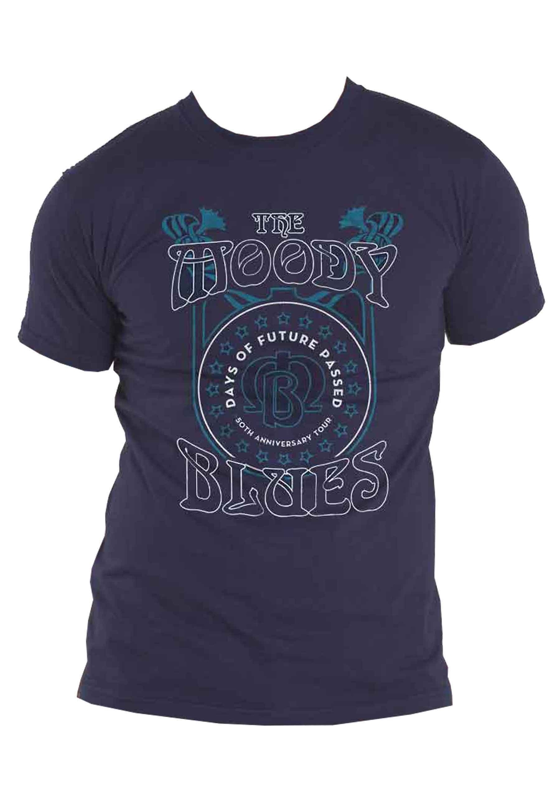Moody Blues Days of Future Past Tour Official Navy Blue Mens T-Shirt