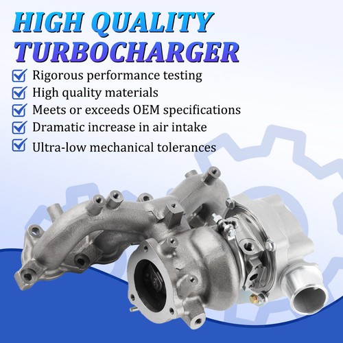 OEM Turbo Turbocharger for Hyundai Veloster 13-17 Kia Forte5 Forte Koup 1.6L K03 - Picture 3 of 9