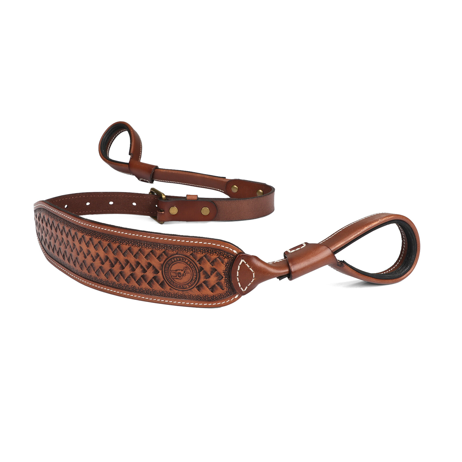 TOURBON Leather NO-Drill Gun Sling Hunting Rifle Shotgun Strap US-Special Offer